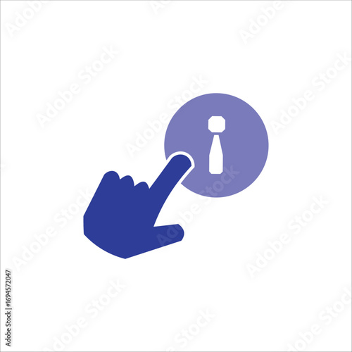 learn more icons. simple colored vector illustration