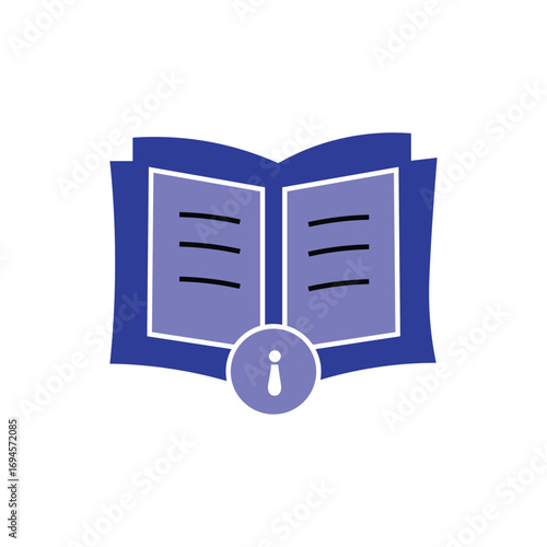 instructions icons. simple colored vector illustration