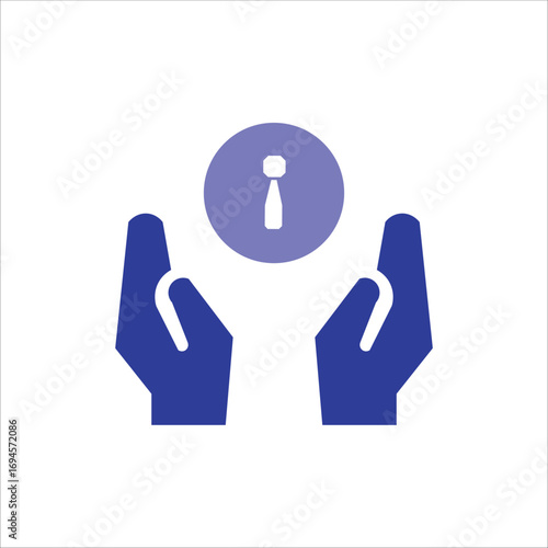 inform icons. simple colored vector illustration