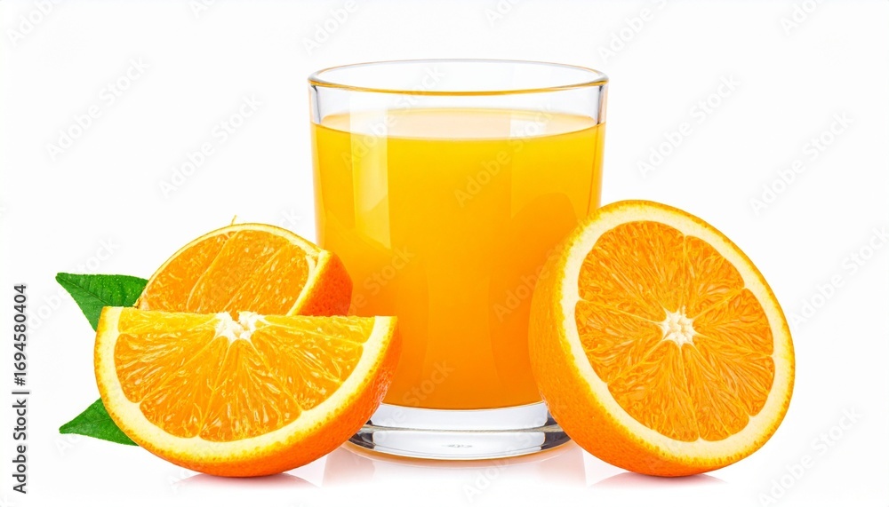 Fresh glass of orange juice with bright citrus liquid refreshing healthy beverage isolated on white background
Fresh glass of orange juice with bright citrus liquid refreshing healthy beverage isolated on white background