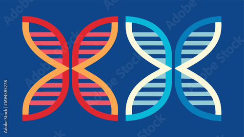 Age Comparison Two sidebyside DNA strand illustrations one with numerous ylation patterns indicating older biological age and another with fewer patterns indicating younger age.