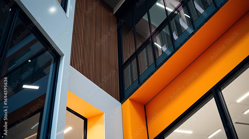 Obraz premium Modern building interior architecture