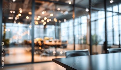 Wallpaper Mural Blurred view of modern office space (1) Torontodigital.ca