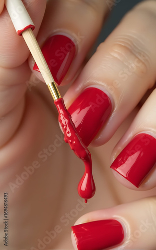 nail polish on a white background