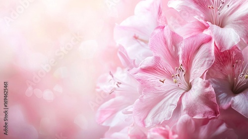 A bouquet of pink and white flowers with a blurred background.