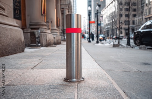 Wallpaper Mural Urban security bollard Torontodigital.ca