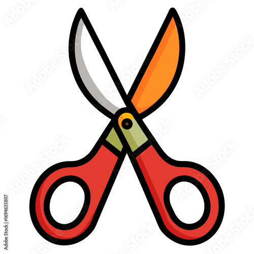 scissors isolated on white background
