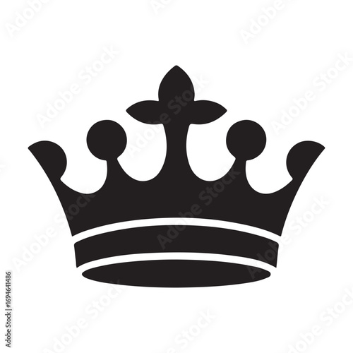 black crown vector