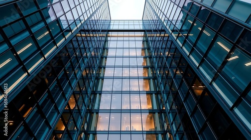 Modern skyscraper facade