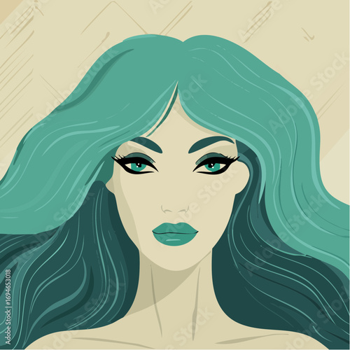 tidal ombré tresses logo for ocean-inspired facial spray packaging and coastal salon branding