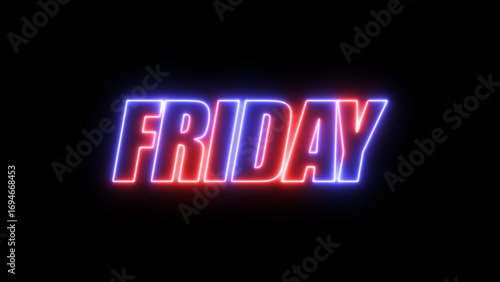 FRIDAY - Can be used for online banner ads and direct mailers..