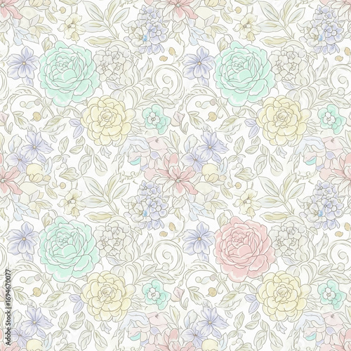 Flower Pattern Wallpaper