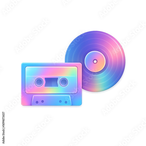 cassette tape and cd