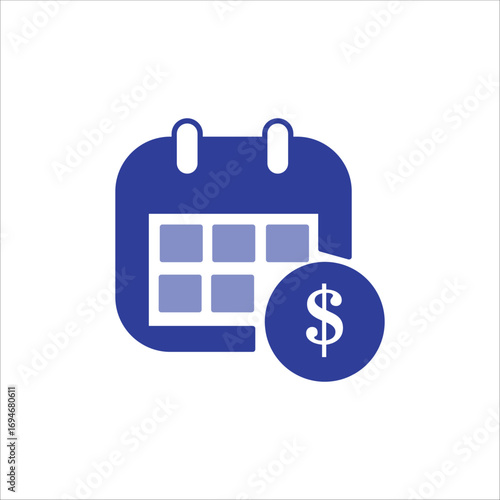 payday icons. simple colored vector