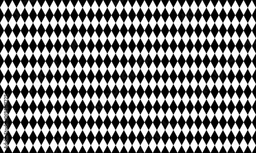 Seamless black and white diamond pattern, perfect for modern design, geometric projects, fashion, and stylish decorative backgrounds.