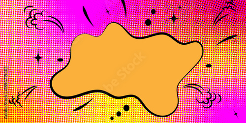 Vibrant Multicolor Halftone Background in Pop Art Style