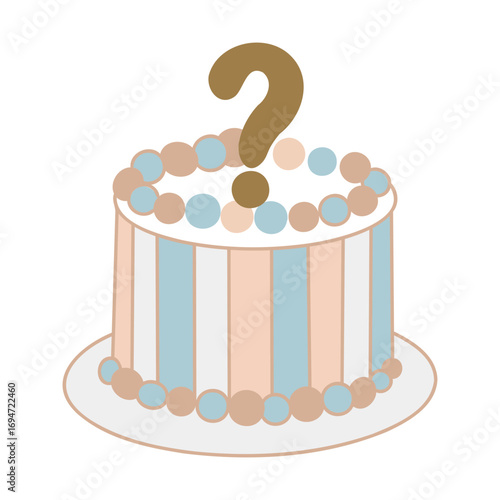 birthday cake vector illustration