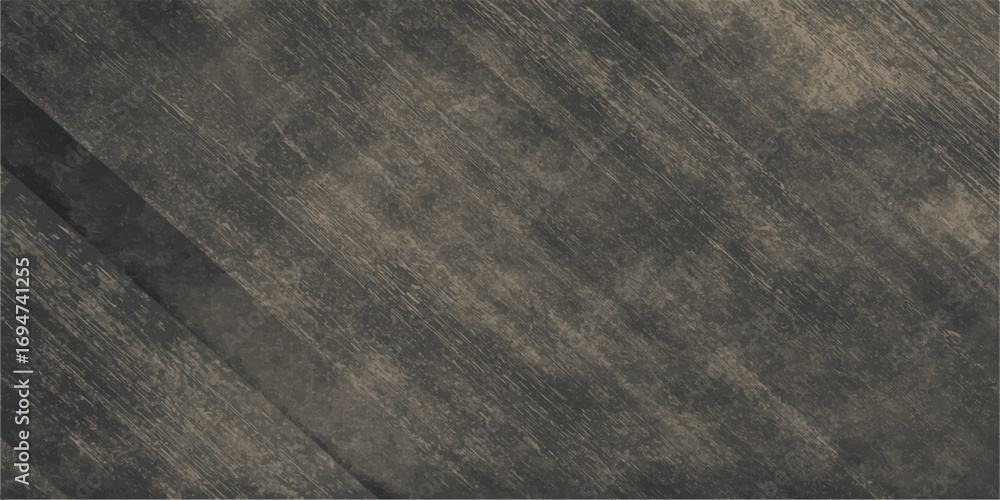 Fototapeta premium Rough brown vintage paper texture with a dark grunge wall and a black backdrop