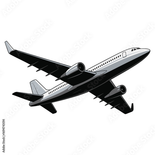 airplane in the sky