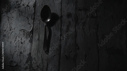 Close view of spoon bowl texture, 4K with 85mm f1.8 at f2.2, micro-contrast on brushed metal and gentle specular highlights