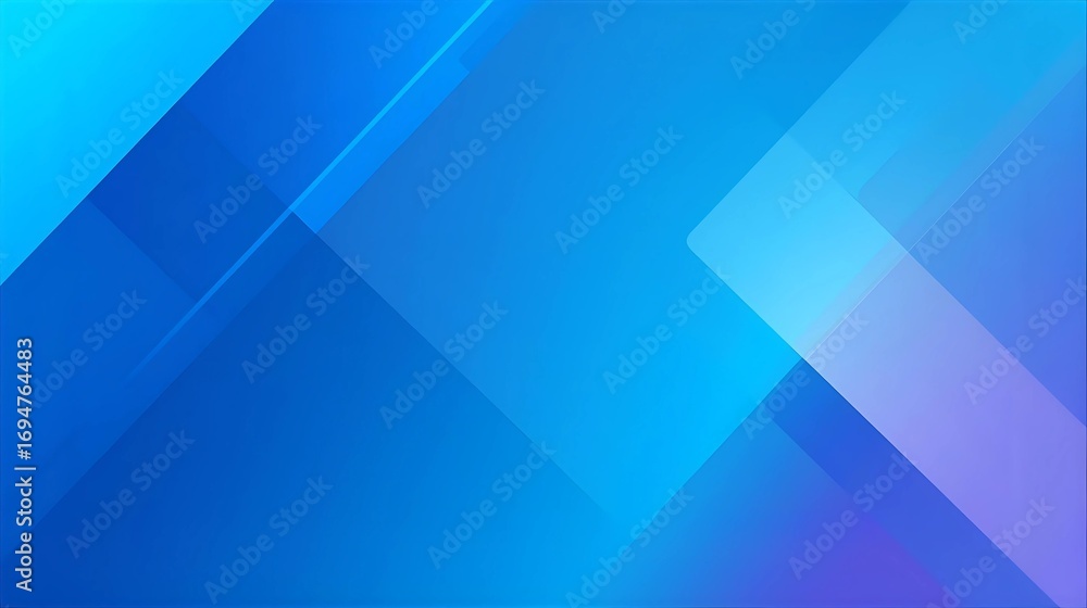Obraz premium Modern Blue Abstract Geometric Technology Background