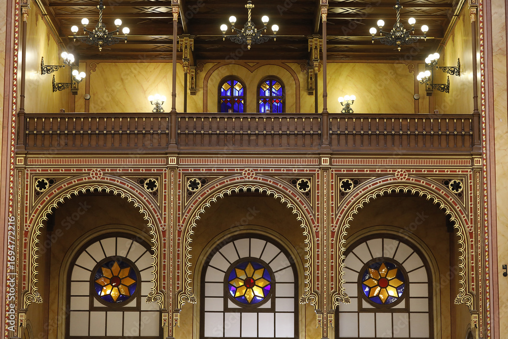 Fototapeta premium Great synagogue of Budapest, Hungary.