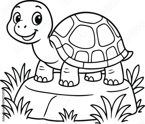tortoise coloring page 27.eps