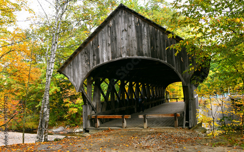Artist Covered Bridge in Maine