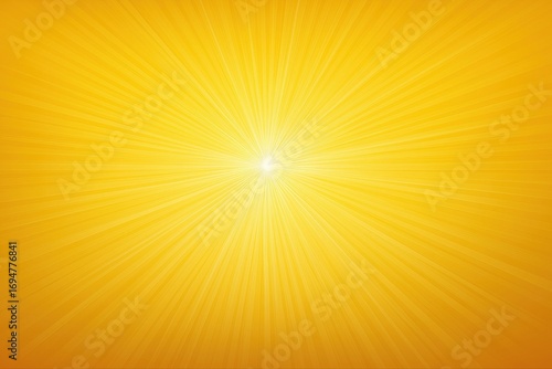 Wallpaper Mural Radiant yellow light burst with converging rays and glowing center Torontodigital.ca