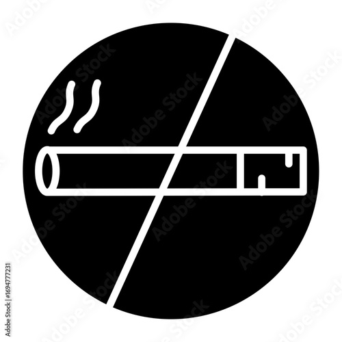 Quit Smoking Vector Icon