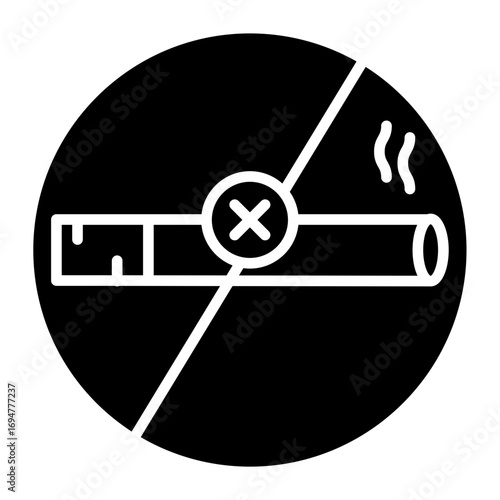 Quit Smoking Vector Icon