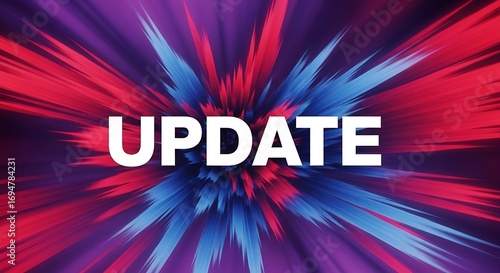 Update Red Blue Burst Background.