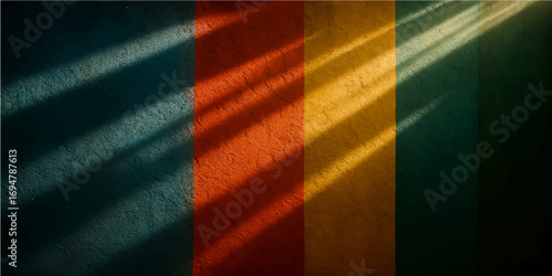 A looping animation of the Italian national flag waving in the wind