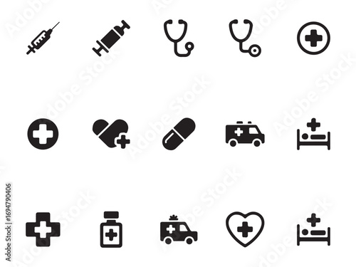 Emergency & First Aid Symbols – Vol.3