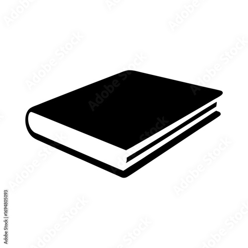 Book illustration vector graphic flat design hardcover paperback novel textbook study read
