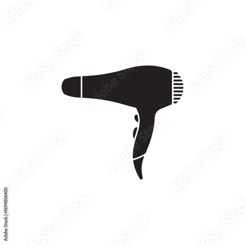Vector Hair Dryer Icon Illustration