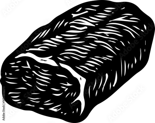 Vintage Beef Brisket Illustration for Butcher Shop Decor