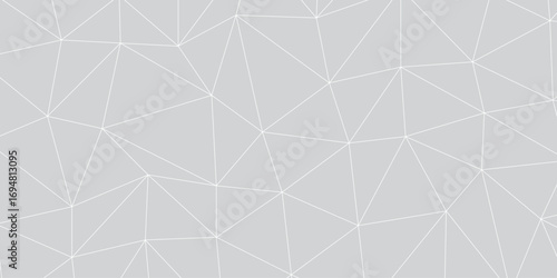 grey network. futuristic connection technology background with dots and lines for desktop. Structure molecule and communication. Template for science and technology presentation, Vector illustration.	