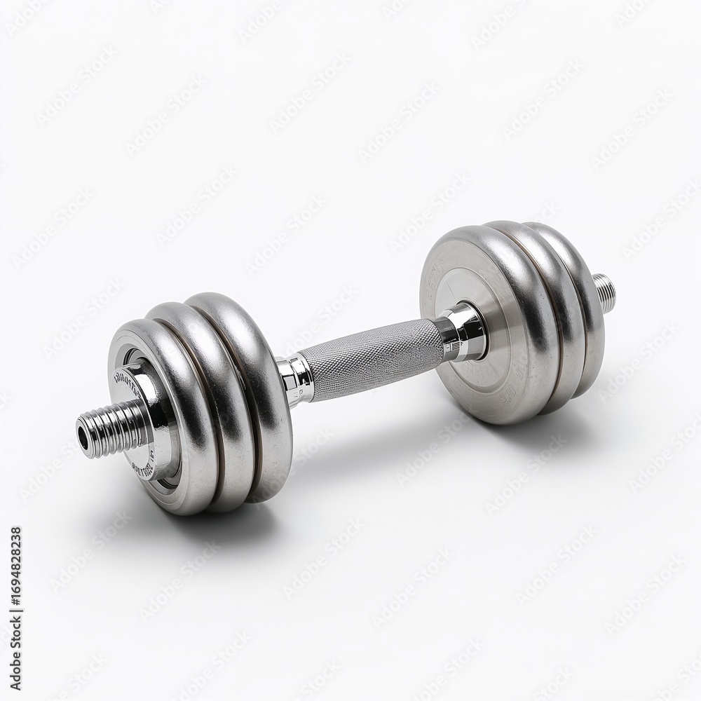 Naklejka premium Dumbbell isolated on white background