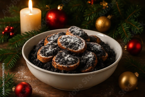 Traditional Hungarian Poppy Seed Bread Pudding (mákos guba)