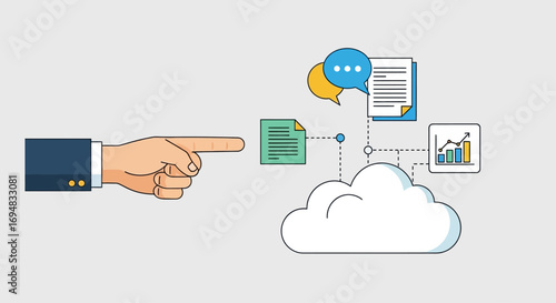 Efficient Cloud Computing Solutions for Streamlined Document Management, Data Transfer, and Digital Communication