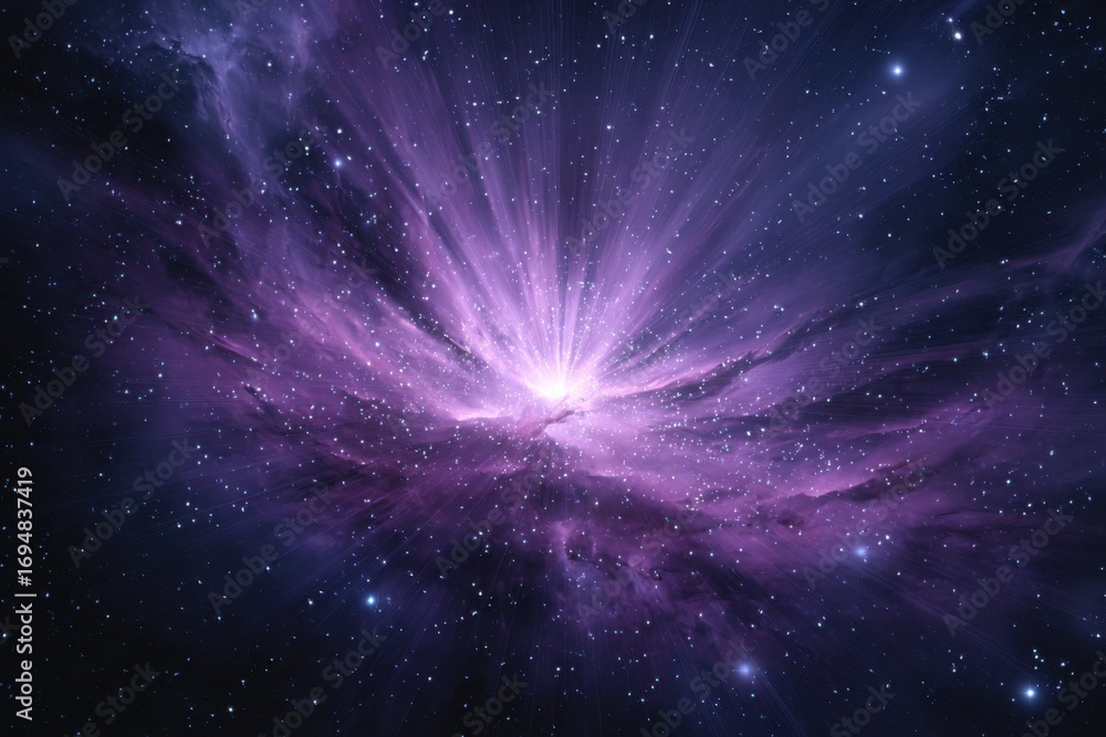 Fototapeta premium Cosmic nebula explosion (2)