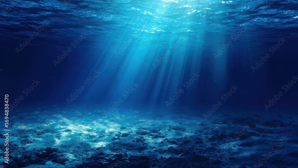 Fototapeta premium Underwater Sunlight Rays (16)