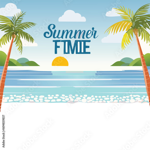 sea or ocean with sun and water silhouette