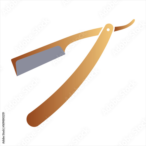 Simple Razor Blade Icon | Shaving & Grooming Graphic