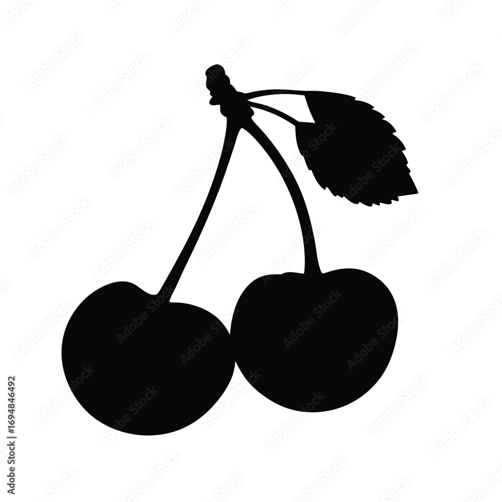 custom made wallpaper toronto digitalDownload high resolution black and white cherry vector illustration for graphic design needs now