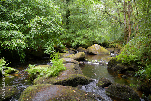 Les chaos dans la forêt d'Huelgoat en Bretagne