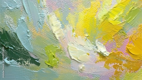 Artistic Oil Paint Textures with Vibrant Color Strokes as Abstract Background for Modern Creative Design and Decorative Backdrop