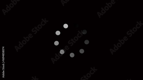 a common loading screen, typically seen in video players or applications, indicating that content is being prepared for display or use.