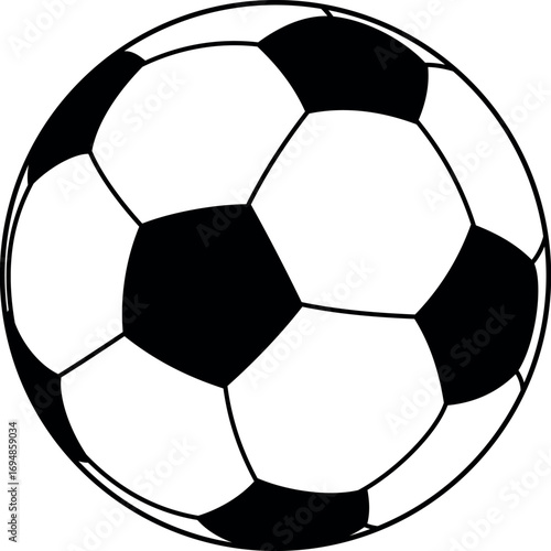 soccer ball, Football isolated on white Background, leather soccer ball, Soccer ball illustration for the web, Football Vector Design templet art.